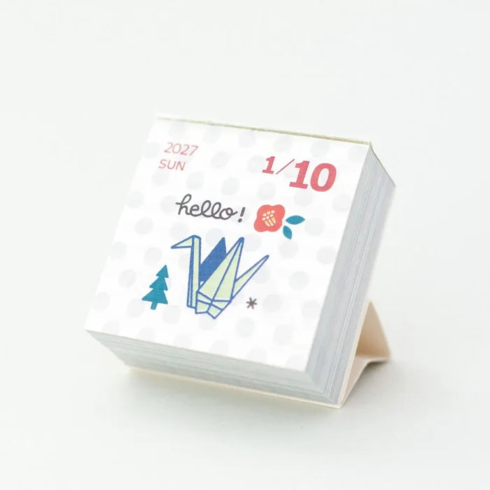 Koyomi Seikatsu | Calendario Diario Tear-Off Color Eric 2027