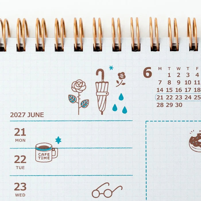 Koyomi Seikatsu | Calendario Semanal Eric 2027