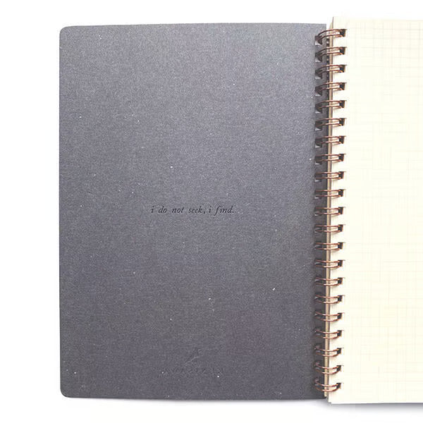 Kunisawa | Cuaderno A5 Find Ring Note Grey
