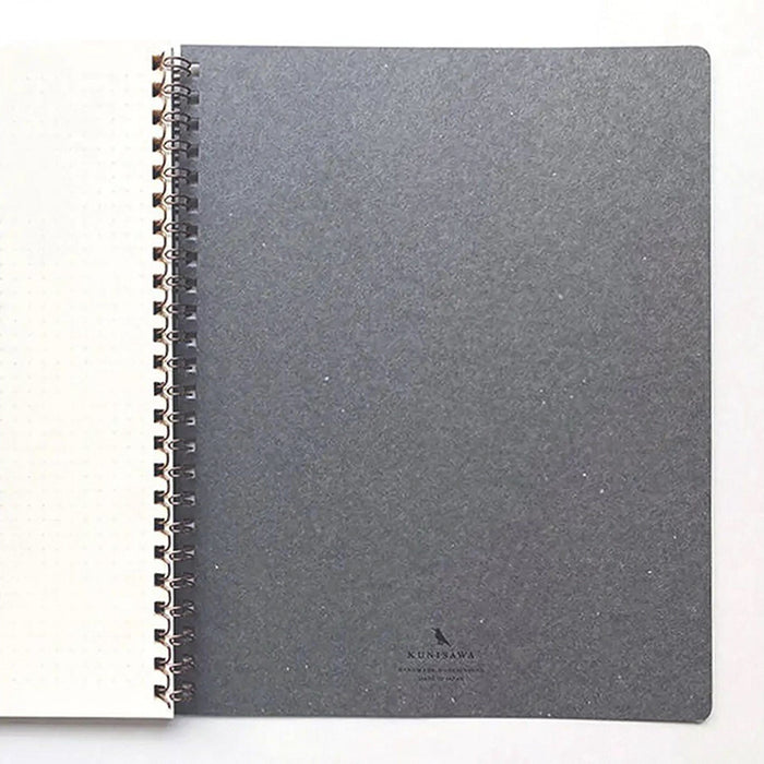 Kunisawa | Cuaderno B5 Executive Ring Note Charcoal