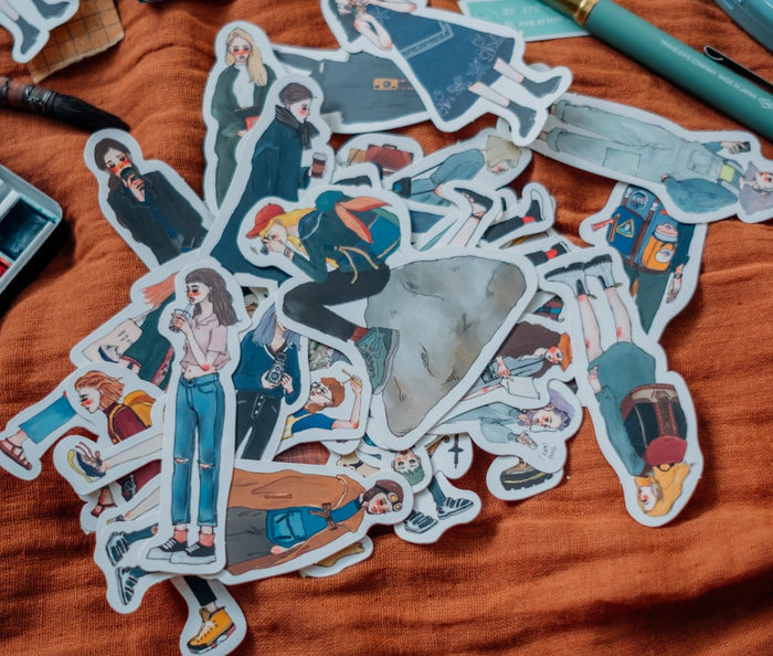 La Dolce Vita | Set de Pegatinas Bon Voyage (30pc)