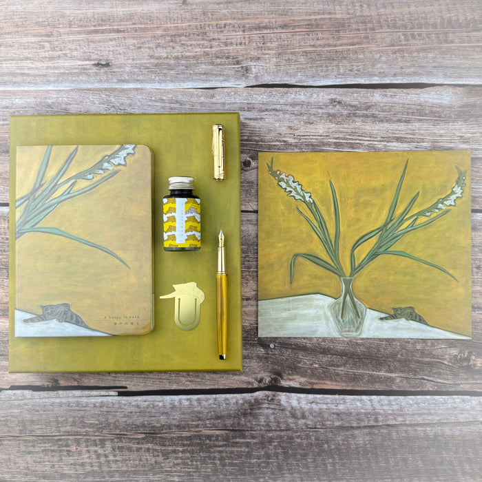 Laban A Sanyu In Hand Fountain Pen - Gold
