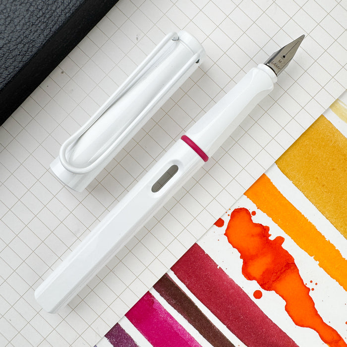 Lamy Safari Multi Ring Fountain Pen - White