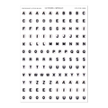 Letters to Apollo - Friendship Bead Letters Sticker Sheet