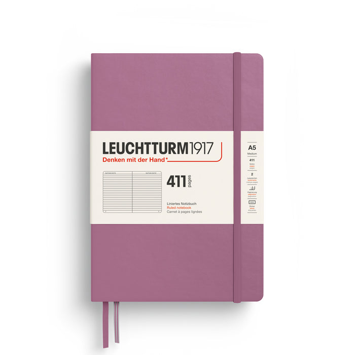 Leuchtturm A5 Hardcover Notebook - 411 Pages - Ruled