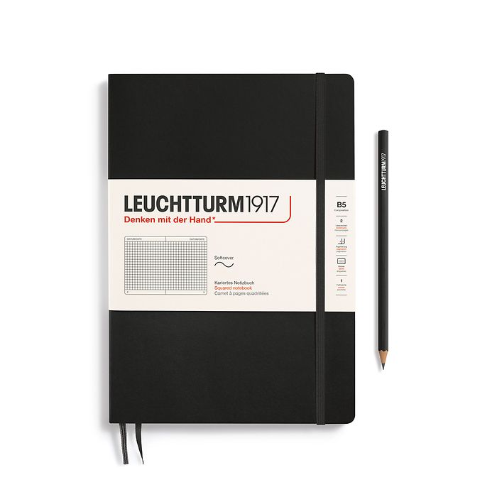 Leuchtturm B5 Softcover Notebook - Squared