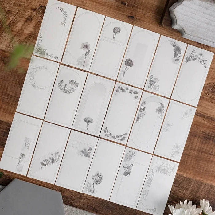 Loi Design | Papeles Decorativos Flower Collection Elegant Gray