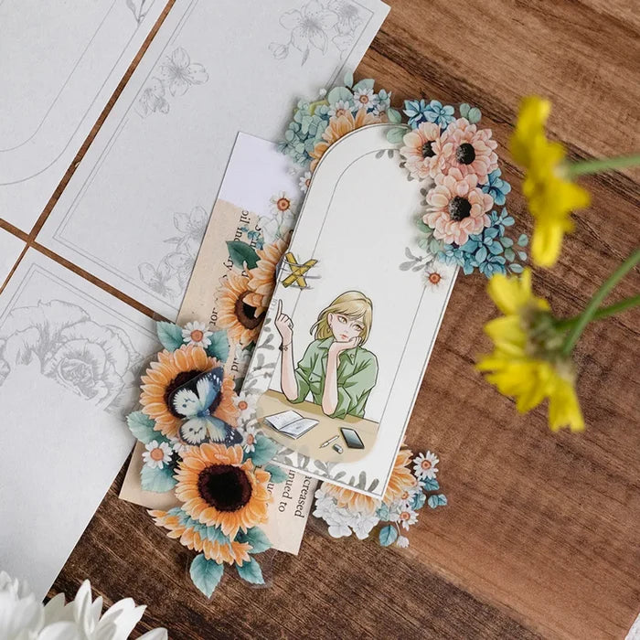 Loi Design | Papeles Decorativos Flower Collection Elegant Gray