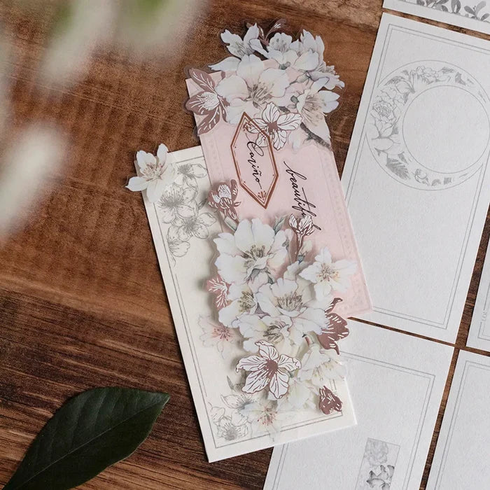 Loi Design | Papeles Decorativos Flower Collection Elegant Gray