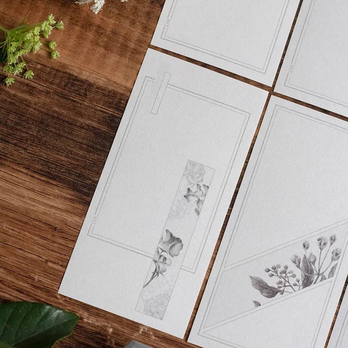 Loi Design | Papeles Decorativos Flower Collection Elegant Gray