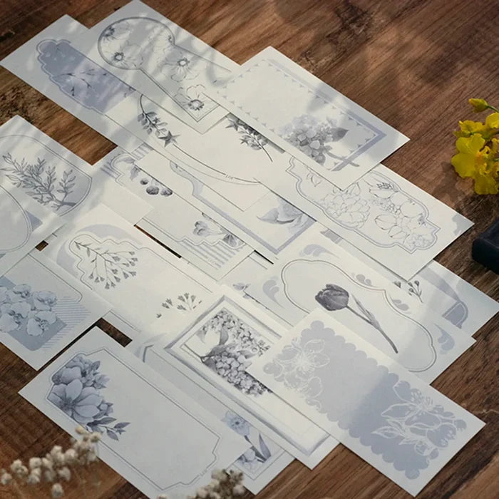 Loi Design | Papeles Decorativos Flower Collection Navy Blue