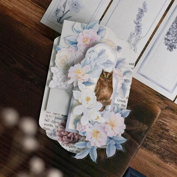 Loi Design | Papeles Decorativos Flower Collection Navy Blue