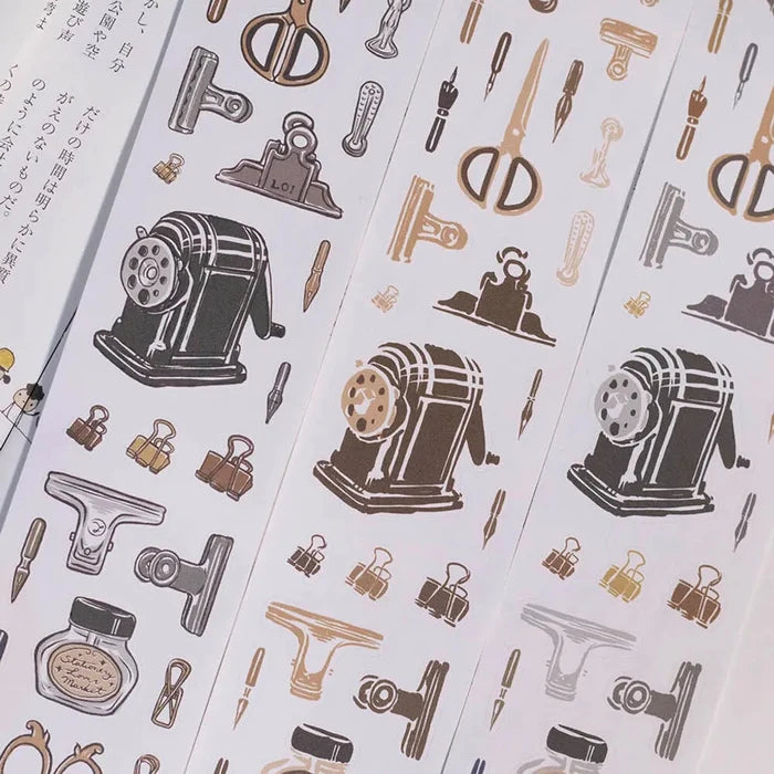 Loi Design | Pegatinas en Rollo Retro Stationery Die-Cut Paper Tape