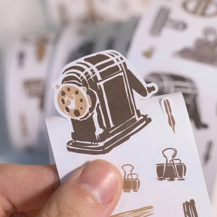 Loi Design | Pegatinas en Rollo Retro Stationery Die-Cut Paper Tape