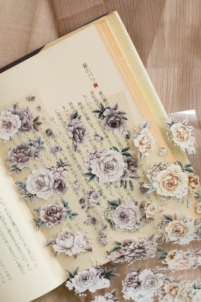 Loi Design | Pegatinas en Rollo The Amber Bloom Die-Cut PET Tape