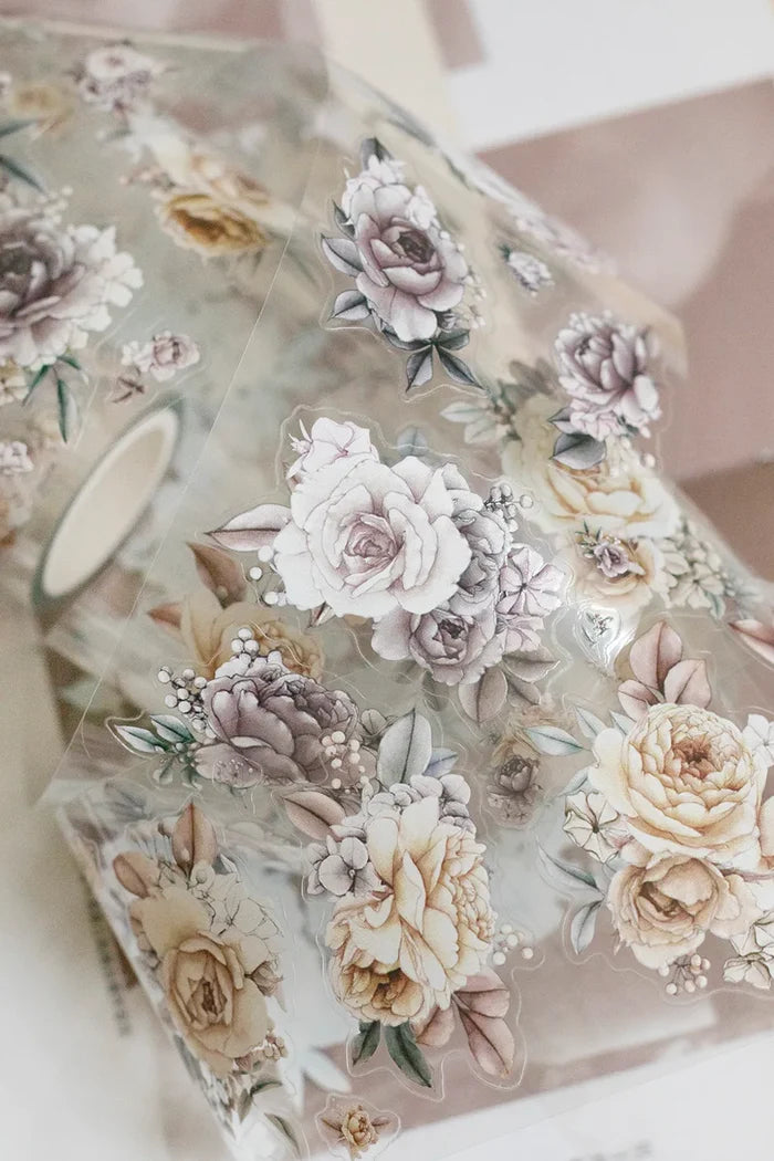 Loi Design | Pegatinas en Rollo The Amber Bloom Die-Cut PET Tape