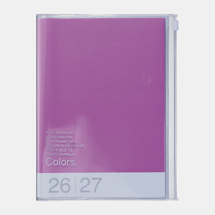 MARK'S | Agenda A5 Colors Purple 2026-2027 (Semanal)