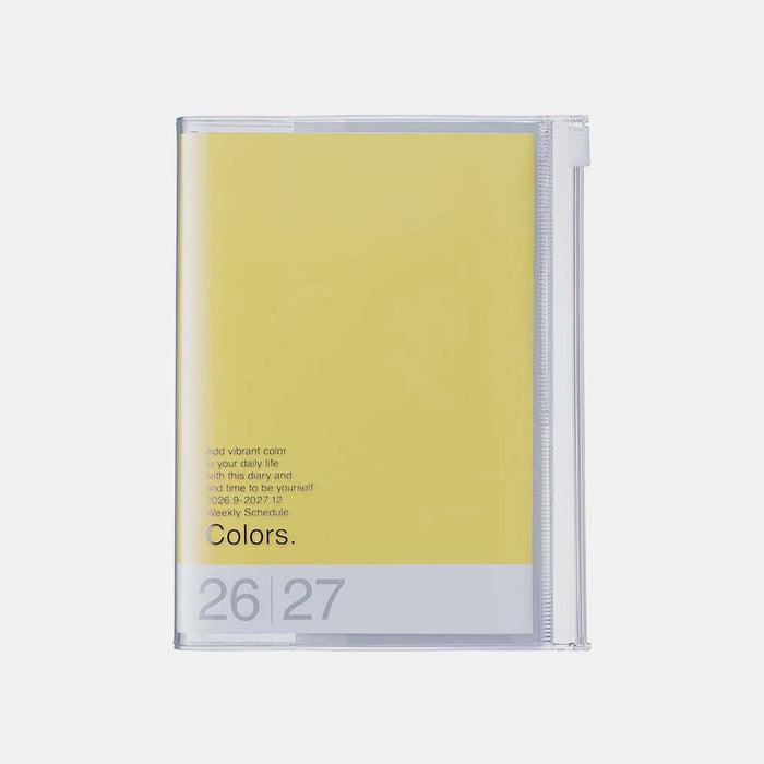 MARK'S | Agenda A6 Colors Yellow 2026-2027 (Semanal)