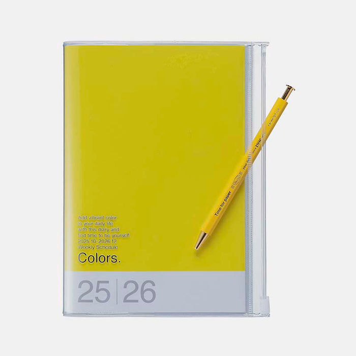 MARK'S | Agenda B6 Colors Yellow 2026-2027 (Semanal)