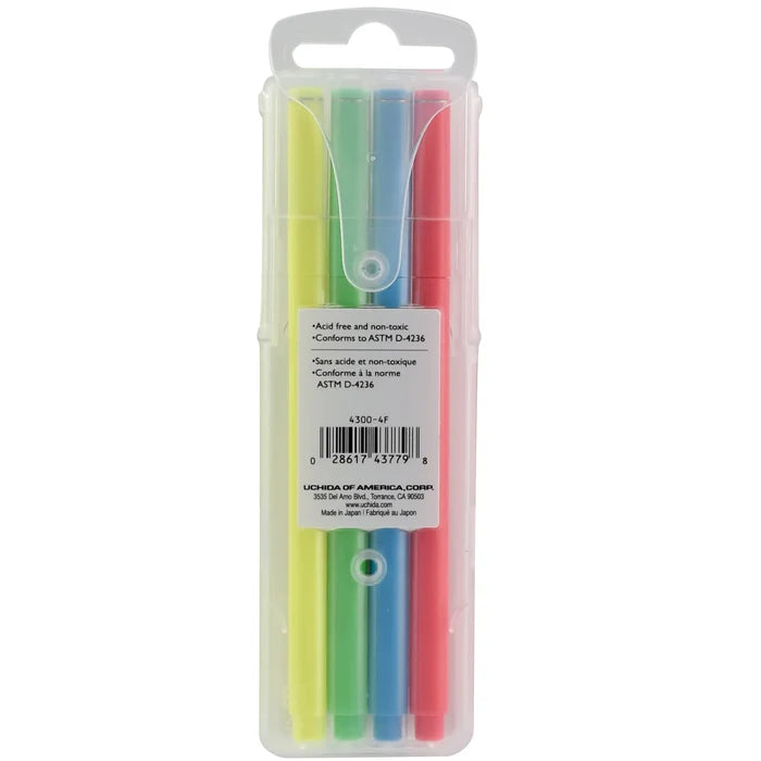 Marvy Uchida | Set de Bolígrafos Le Pen Neon (4pc)