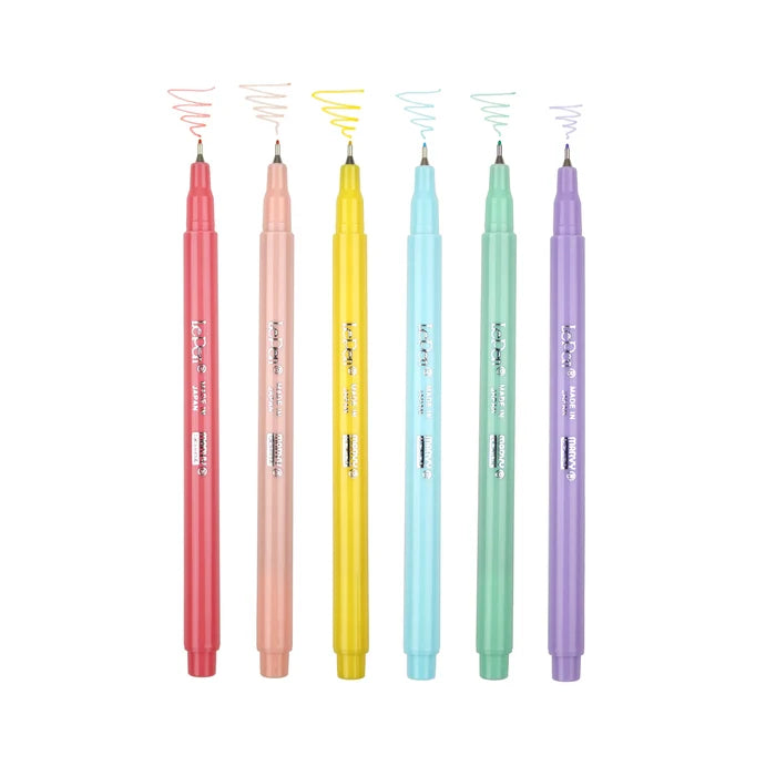 Marvy Uchida | Set de Bolígrafos Le Pen Pastel (6pc)