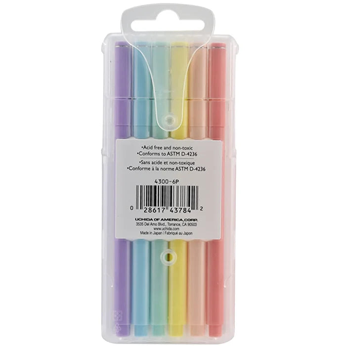 Marvy Uchida | Set de Bolígrafos Le Pen Pastel (6pc)