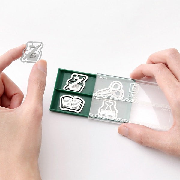 Midori | Clips Metálicos Etching Papelería