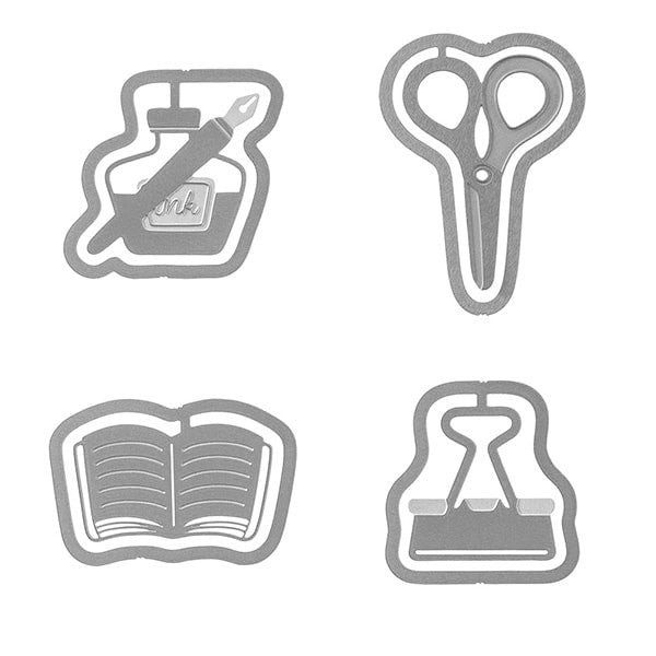 Midori | Clips Metálicos Etching Papelería