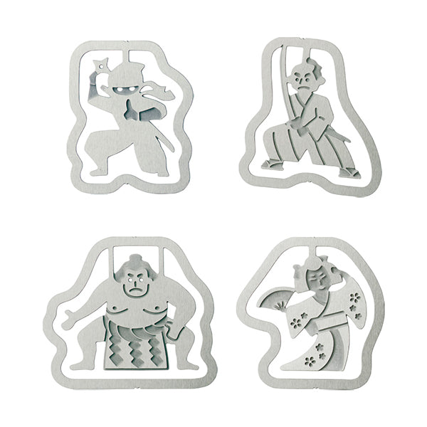 Midori | Clips Metálicos Etching Personajes Japoneses