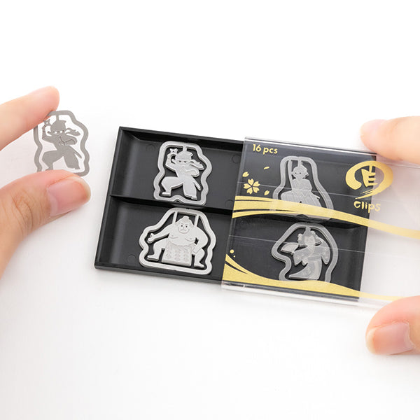 Midori | Clips Metálicos Etching Personajes Japoneses