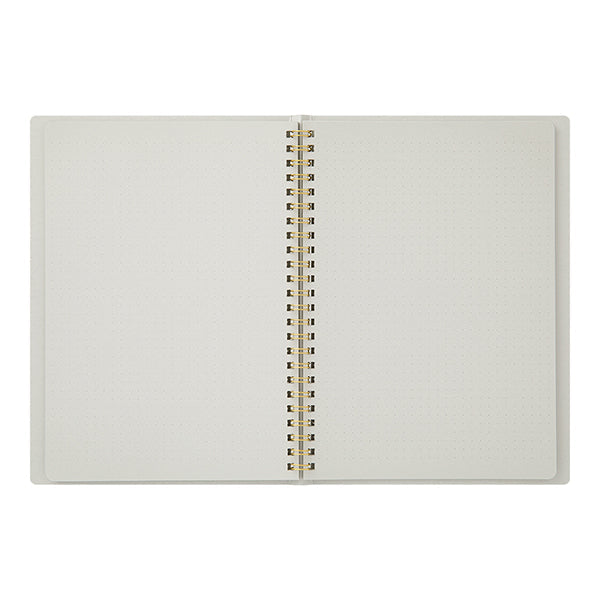 Midori | Cuaderno Anillas Color A5 Puntos Gray