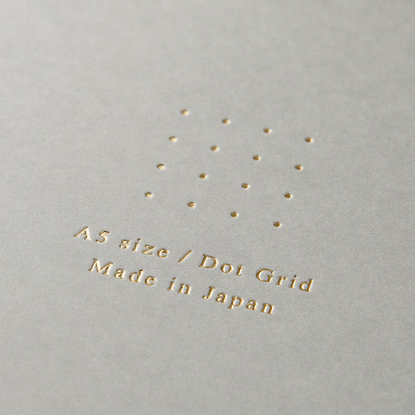 Midori | Cuaderno Anillas Color A5 Puntos Gray