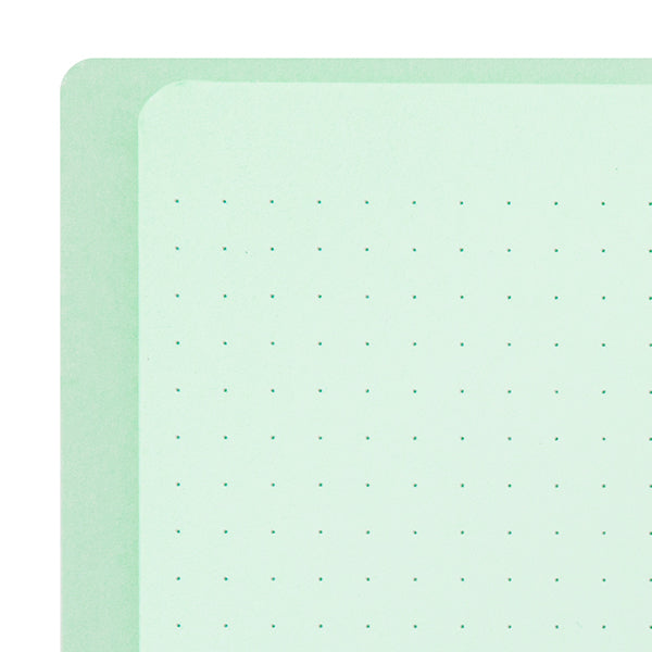 Midori | Cuaderno Anillas Color A5 Puntos Green