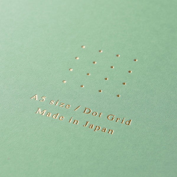 Midori | Cuaderno Anillas Color A5 Puntos Green