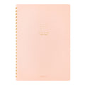 Midori | Cuaderno Anillas Color A5 Puntos Pink