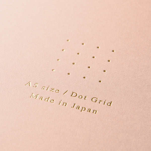 Midori | Cuaderno Anillas Color A5 Puntos Pink