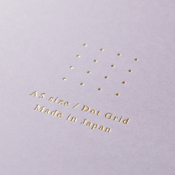 Midori | Cuaderno Anillas Color A5 Puntos Purple