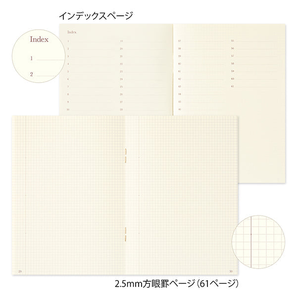 Midori | Cuaderno Commonplace Book A6 Gray