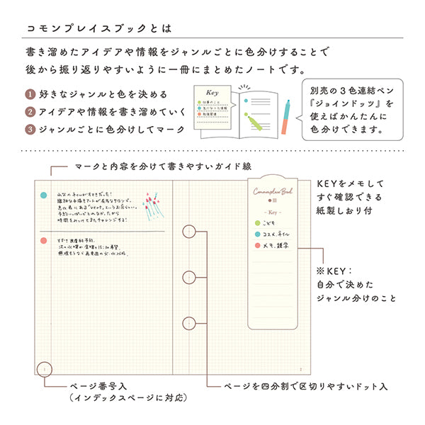Midori | Cuaderno Commonplace Book A6 Gray