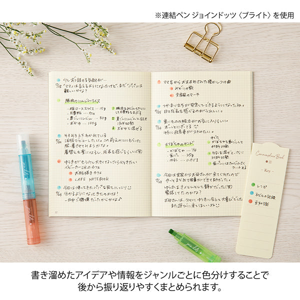 Midori | Cuaderno Commonplace Book A6 Gray