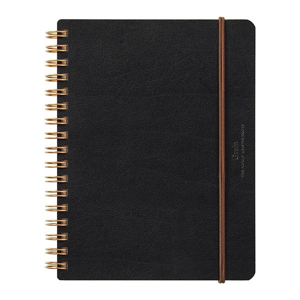 Midori | Cuaderno de Anillas WM Grain B6 Negro