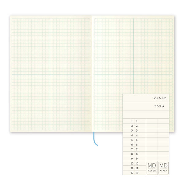 Midori | Cuaderno MD Midori Journal A5 Cuadros con Bloques