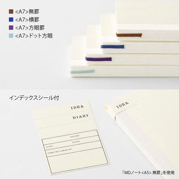 Midori | Cuaderno MD Midori Journal A7 Puntos