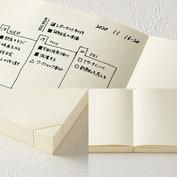 Midori | Cuaderno MD Midori Notebook A5 Puntos Codex 1Día 1Página