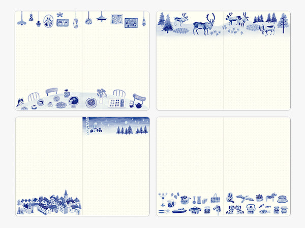 Midori | Cuaderno Yuru Log B6 Blue Nordic