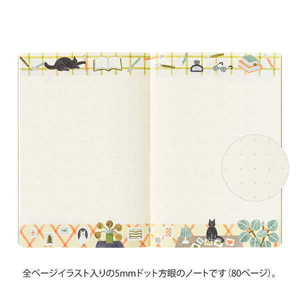 Midori | Cuaderno Yuru Log B6 Cat