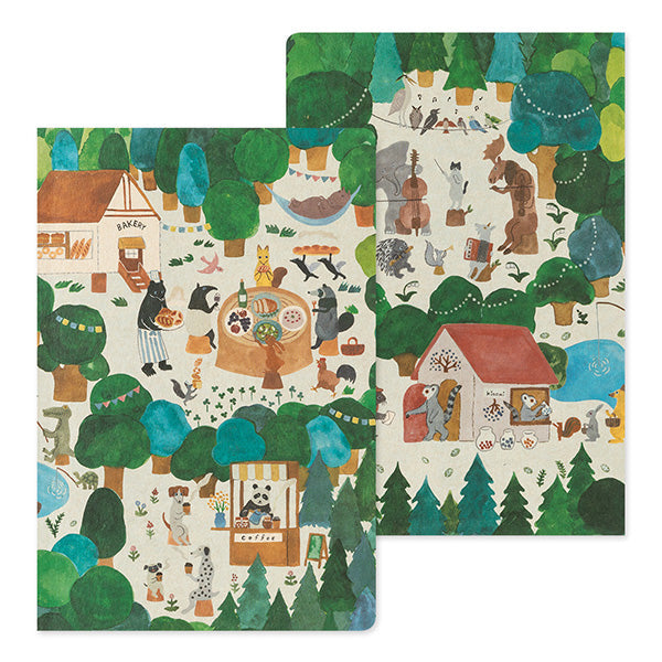 Midori | Cuaderno Yuru Log B6 Forest Animal