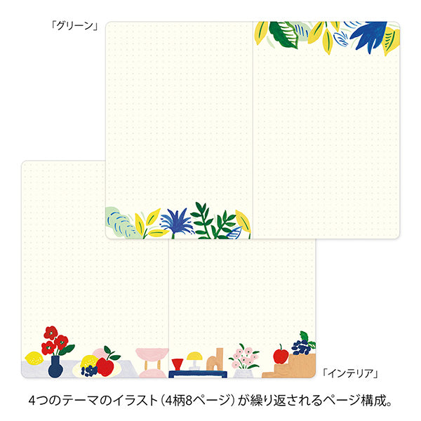 Midori | Cuaderno Yuru Log B6 Motif Textile