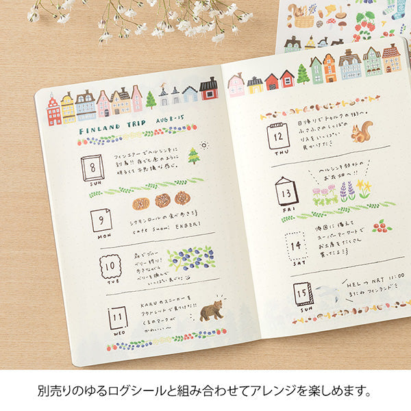 Midori | Cuaderno Yuru Log B6 Scandinavia