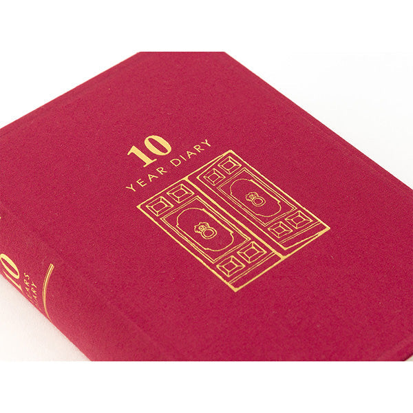 Midori | Diario Midori de 10 Años Gate Dark Red
